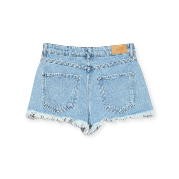STRADIVARIUS | Blue | LOW RISE SHORT - Picture 3 of 13